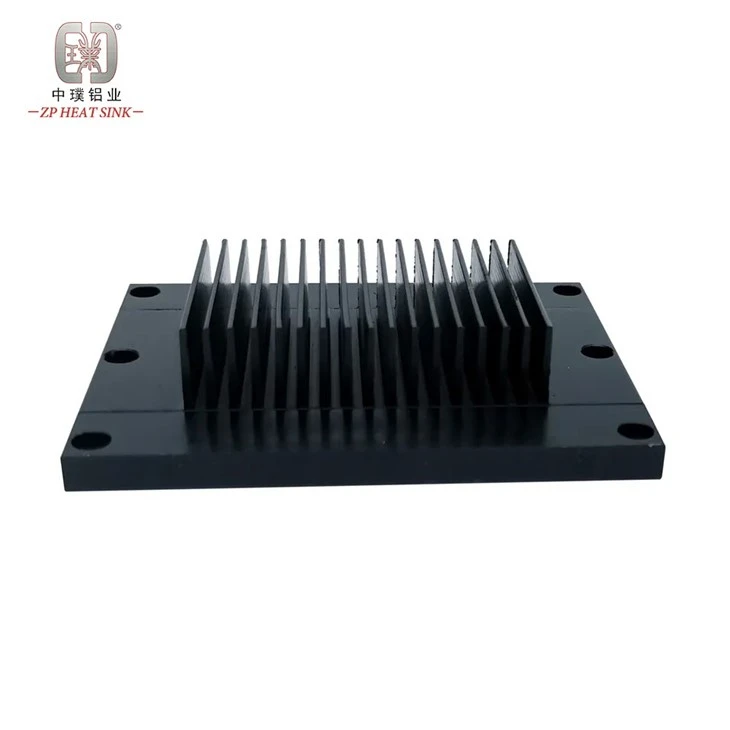 Aluminium Extrusion Processed Passive Heat Sink Radiator